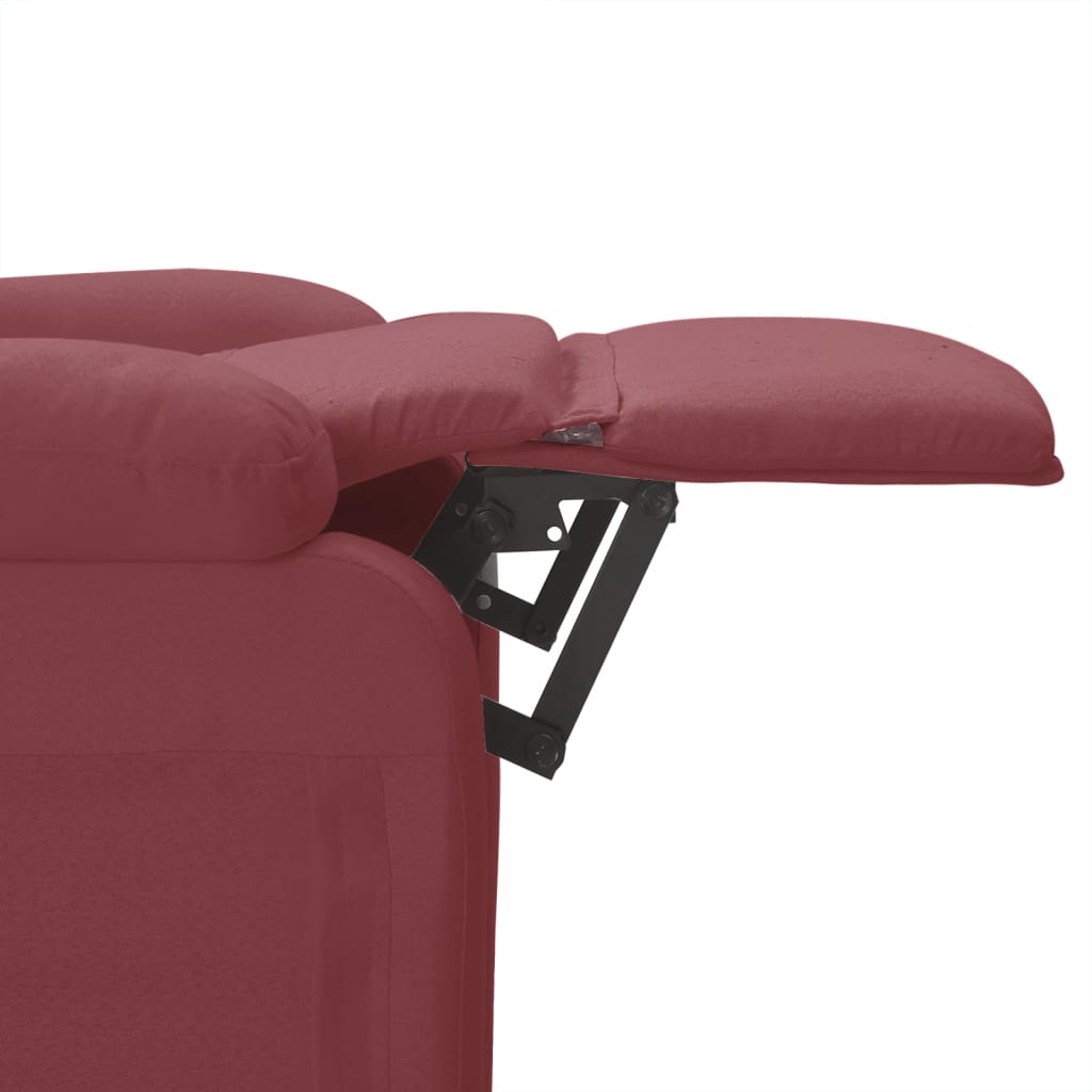 Fauteuil inclinable Rouge bordeaux Tissu