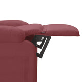 Fauteuil inclinable Rouge bordeaux Tissu