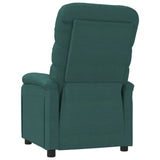 Fauteuil inclinable Vert foncé Tissu