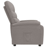 Fauteuil inclinable Taupe Tissu