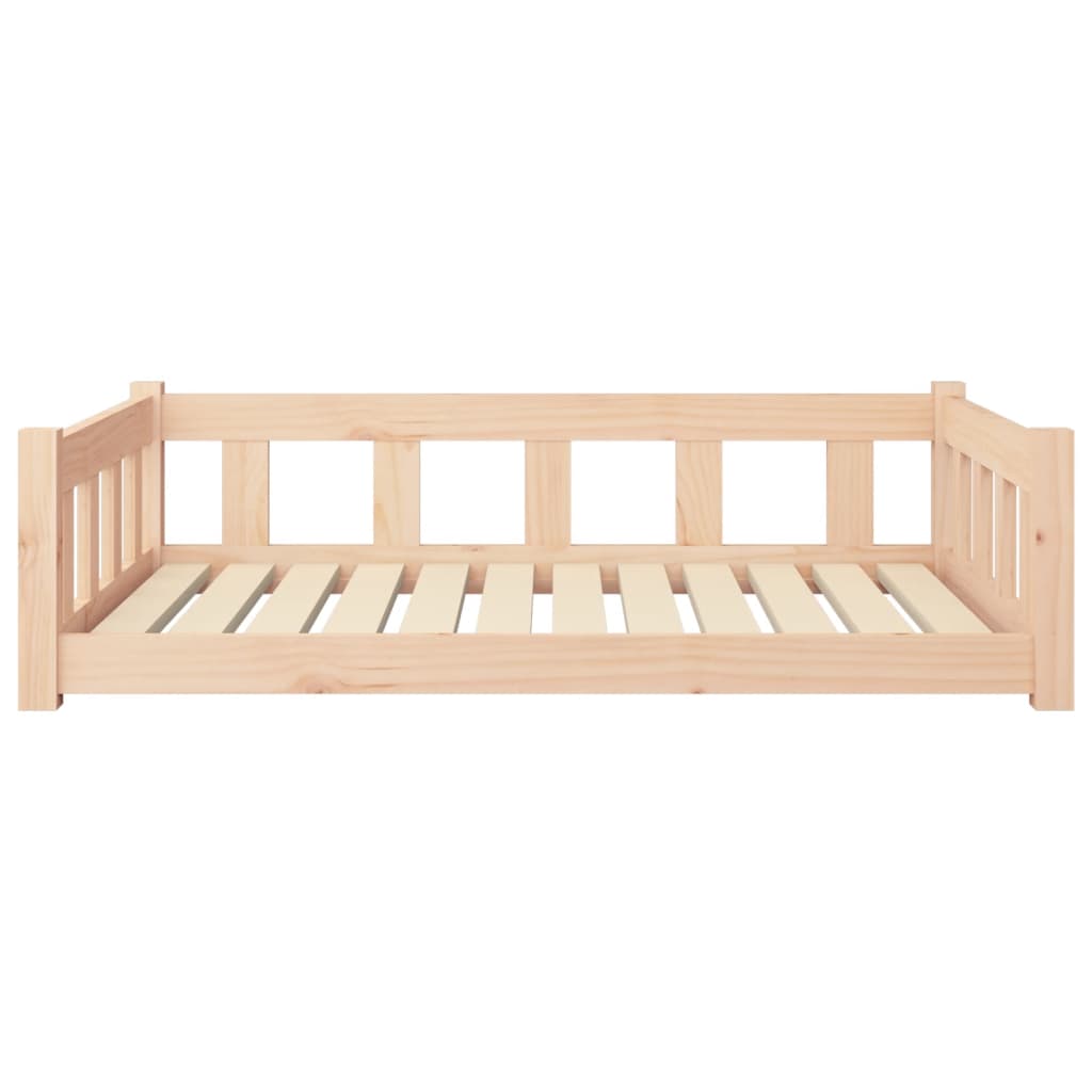 Dog bed 105.5x75.5x28 cm solid pine wood