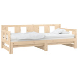 Lit coulissant sans matelas bois de pin massif 2x(90x200) cm