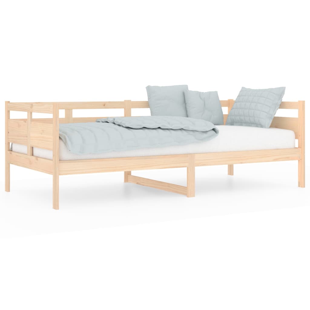 Lit de jour sans matelas bois de pin massif 90x200 cm