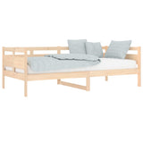 Lit de jour sans matelas bois de pin massif 90x200 cm