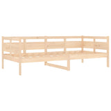 Lit de jour sans matelas bois de pin massif 90x200 cm