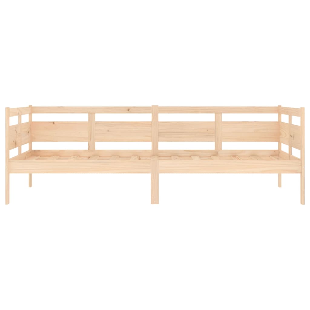 Lit de jour sans matelas bois de pin massif 90x200 cm