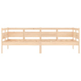 Lit de jour sans matelas bois de pin massif 90x200 cm