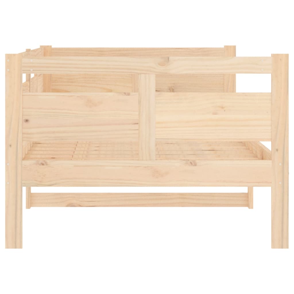 Lit de jour sans matelas bois de pin massif 90x200 cm