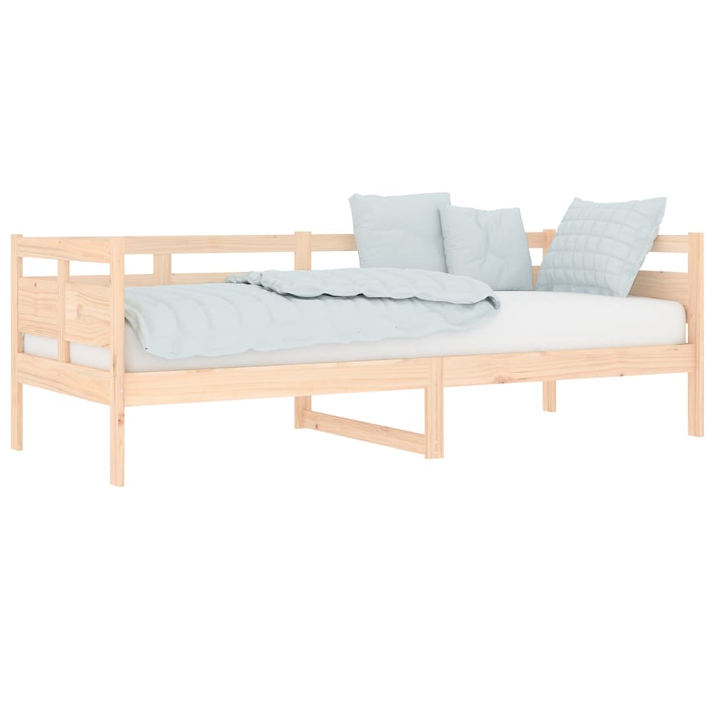 Lit de jour sans matelas bois de pin massif 80x200 cm