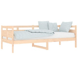 Lit de jour sans matelas bois de pin massif 80x200 cm