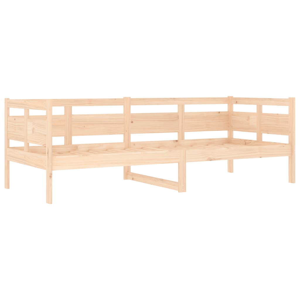 Lit de jour sans matelas bois de pin massif 80x200 cm