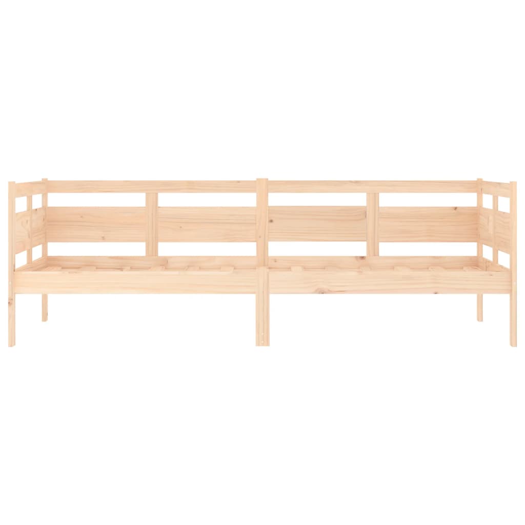 Lit de jour sans matelas bois de pin massif 80x200 cm