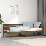 Lit de jour sans matelas marron miel bois pin massif 80x200 cm