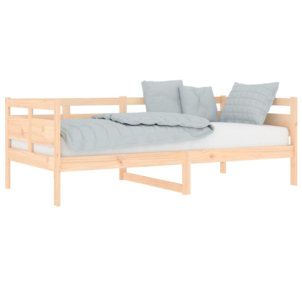 Lit de jour sans matelas bois de pin massif 90x190 cm