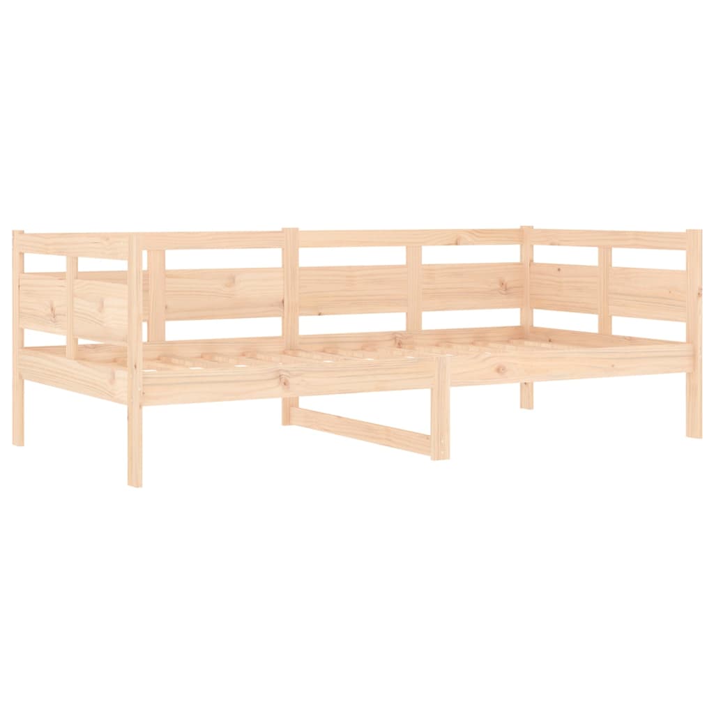 Lit de jour sans matelas bois de pin massif 90x190 cm