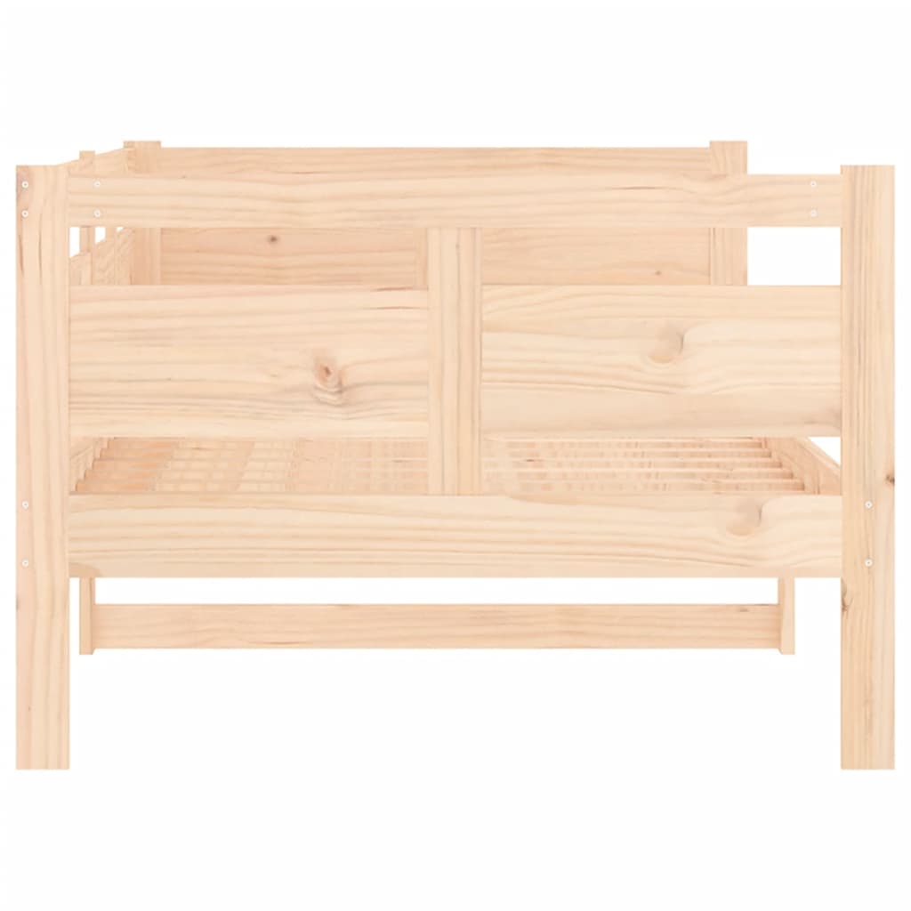 Lit de jour sans matelas bois de pin massif 90x190 cm