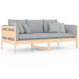 Lit de jour sans matelas bois de pin massif 90x190 cm