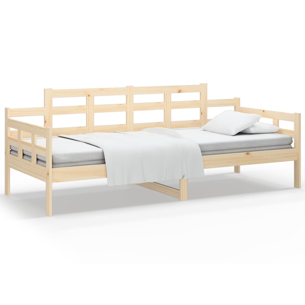 Lit de jour sans matelas bois de pin massif 90x200 cm