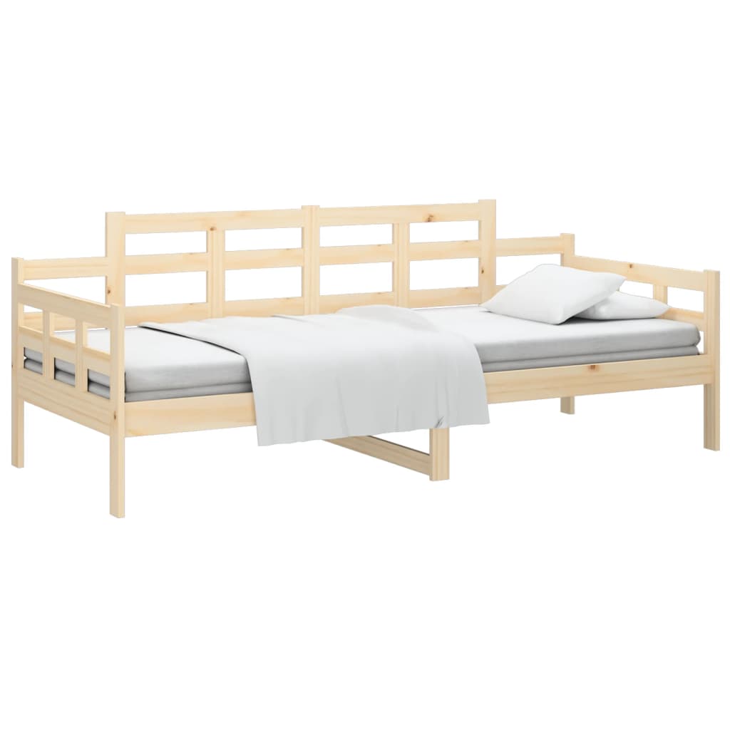 Lit de jour sans matelas bois de pin massif 90x200 cm