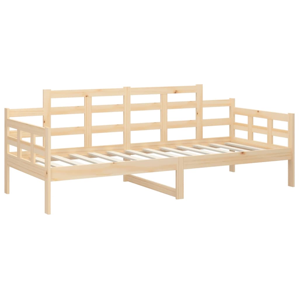 Lit de jour sans matelas bois de pin massif 90x200 cm