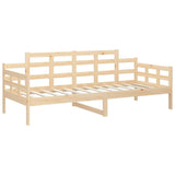 Lit de jour sans matelas bois de pin massif 90x200 cm