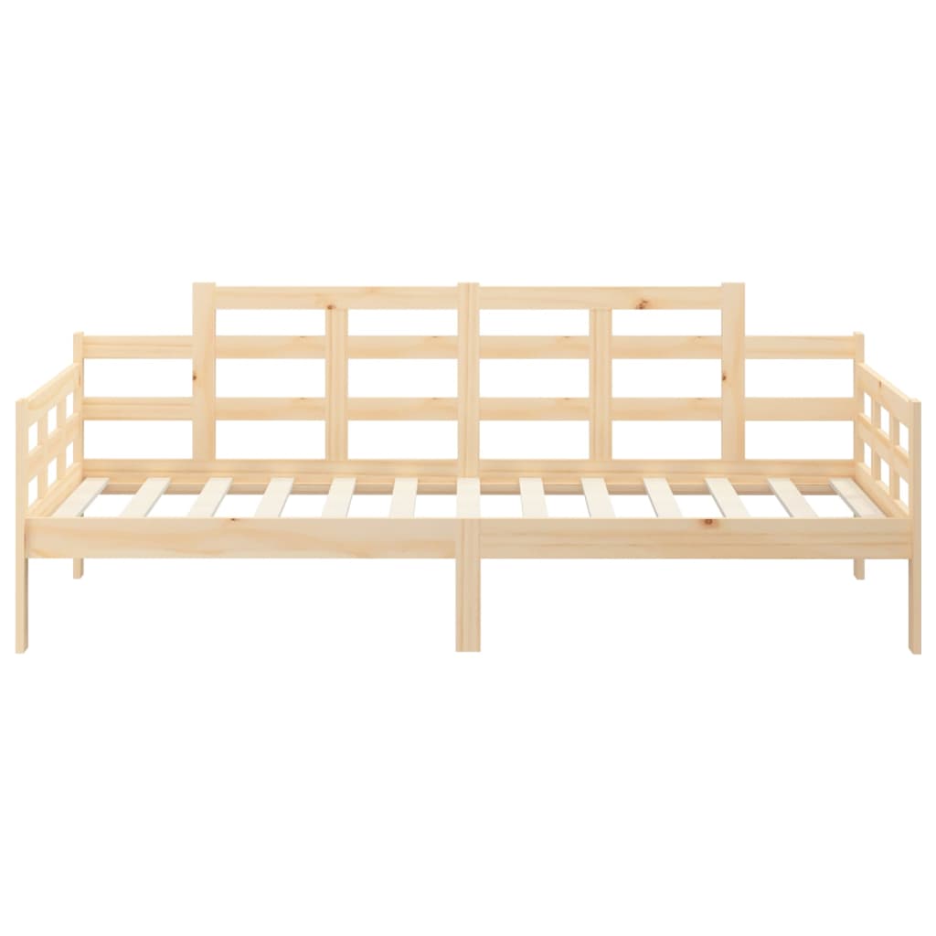 Lit de jour sans matelas bois de pin massif 90x200 cm