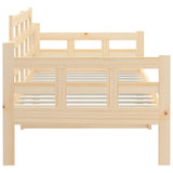 Lit de jour sans matelas bois de pin massif 90x200 cm