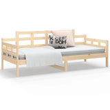 Lit de jour sans matelas bois de pin massif 90x190 cm