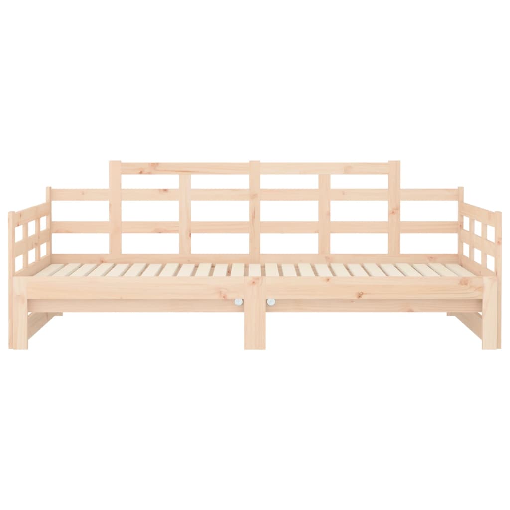 Lit coulissant sans matelas bois de pin solide