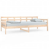 Lit de jour sans matelas bois de pin massif 90x200 cm