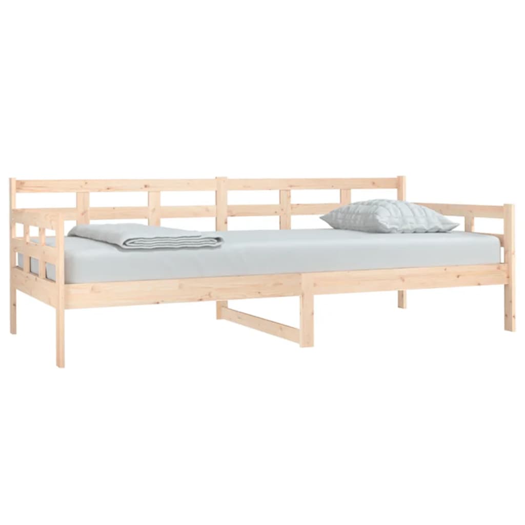 Lit de jour sans matelas bois de pin massif 90x200 cm