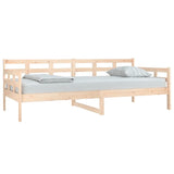 Lit de jour sans matelas bois de pin massif 90x200 cm