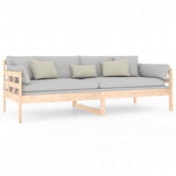 Lit de jour sans matelas bois de pin massif 90x200 cm