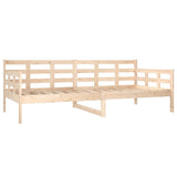 Lit de jour sans matelas bois de pin massif 90x200 cm