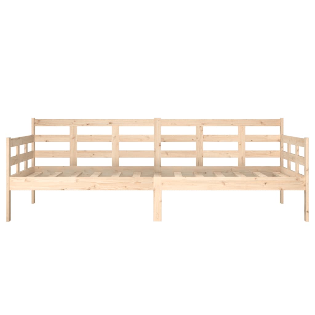 Lit de jour sans matelas bois de pin massif 90x200 cm