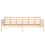 Lit de jour sans matelas bois de pin massif 90x200 cm