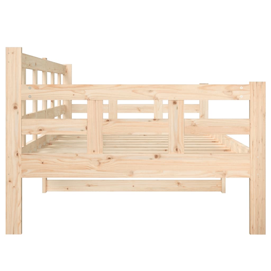 Lit de jour sans matelas bois de pin massif 90x200 cm