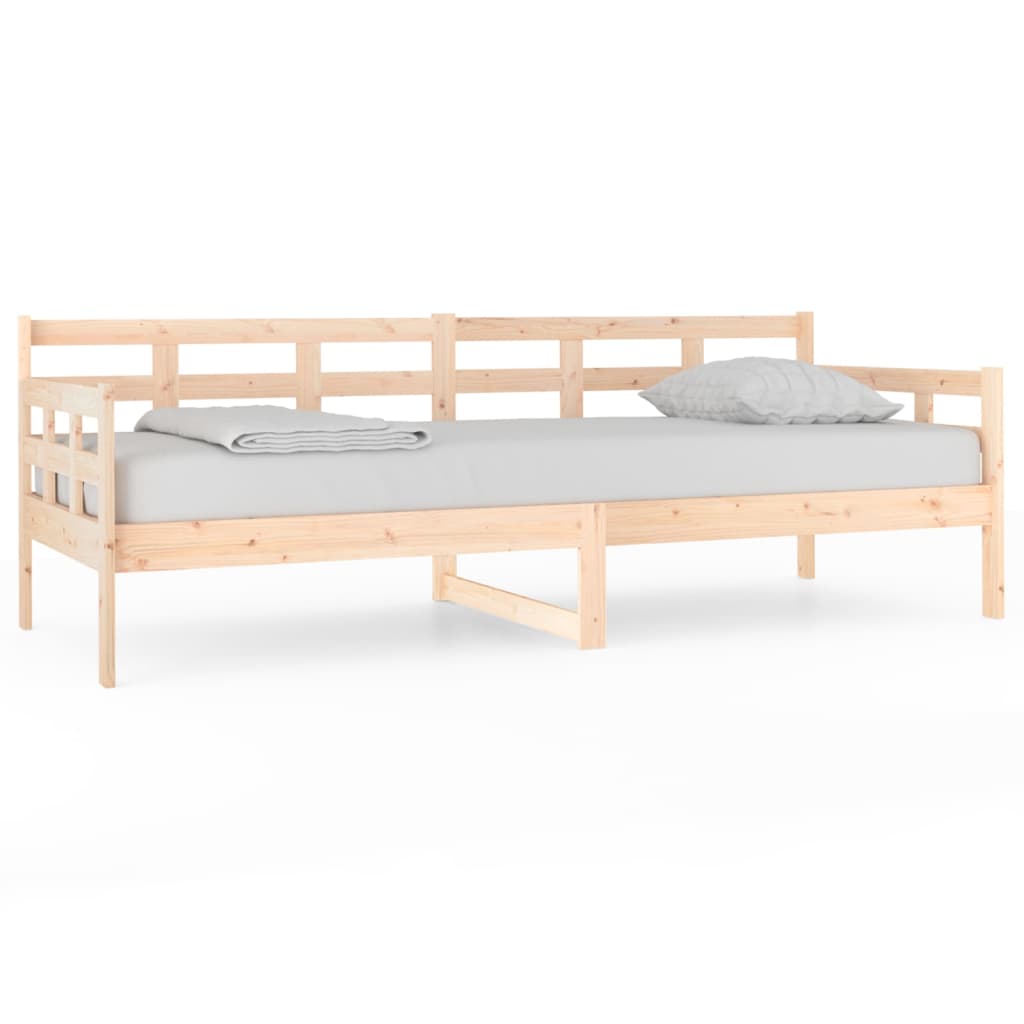 Lit de jour sans matelas bois de pin massif 80x200 cm