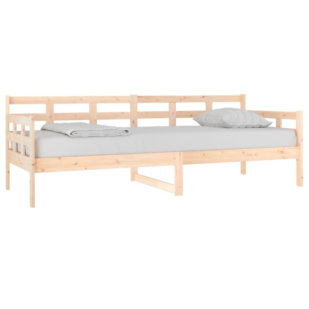 Lit de jour sans matelas bois de pin massif 80x200 cm