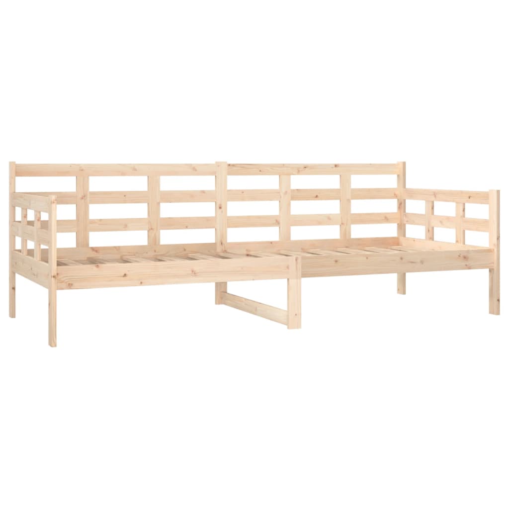 Lit de jour sans matelas bois de pin massif 80x200 cm