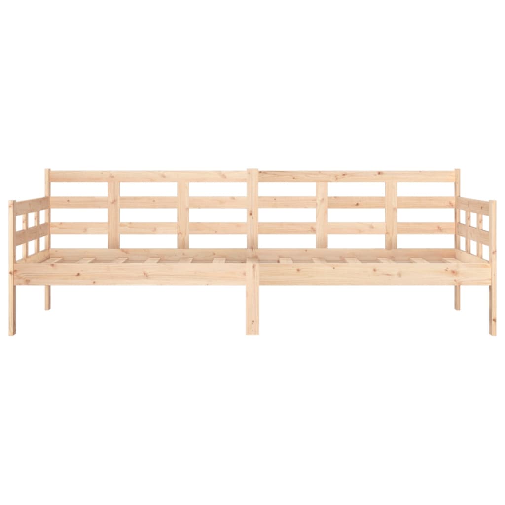 Lit de jour sans matelas bois de pin massif 80x200 cm