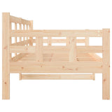 Lit de jour sans matelas bois de pin massif 80x200 cm