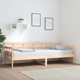 Lit de jour sans matelas bois de pin massif 80x200 cm