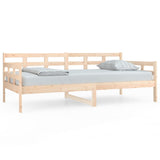 Day bed without mattress solid pine wood 90x190 cm