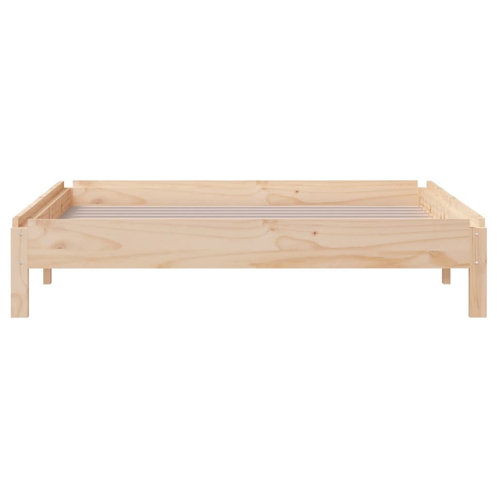 Lit empilable sans matelas 90x200 cm bois de pin massif