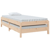 Lit empilable sans matelas 75x190 cm bois pin massif