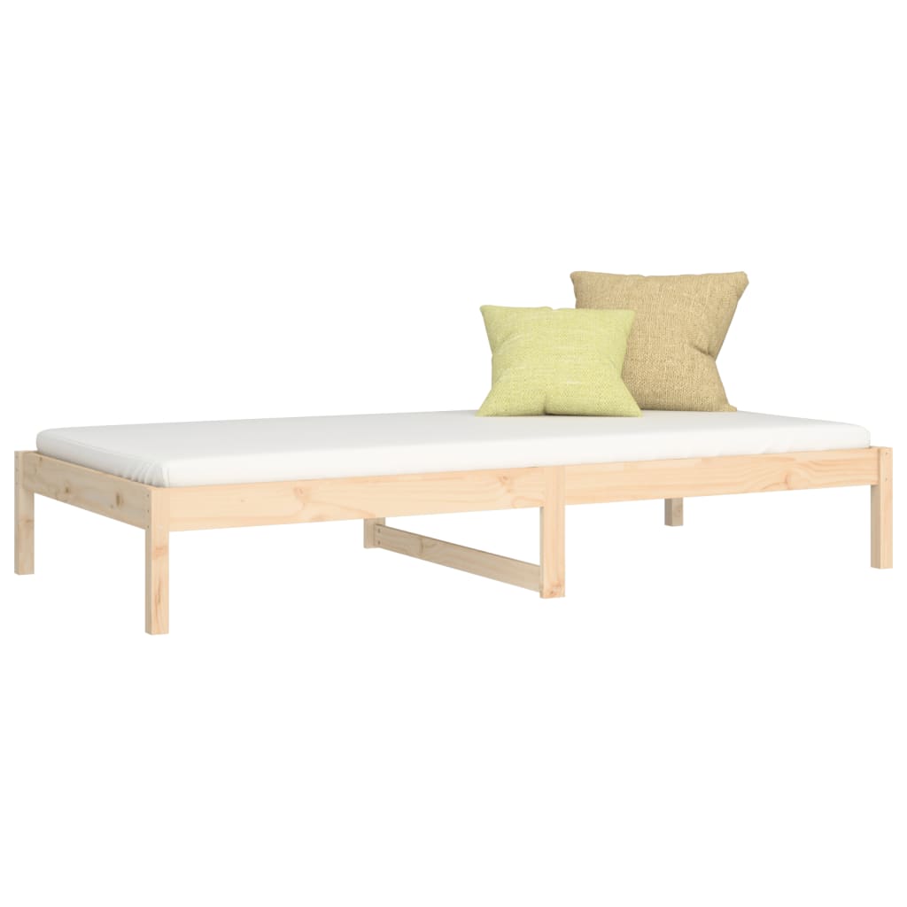 Lit de jour sans matelas 90x200 cm bois de pin massif