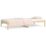 Lit de jour sans matelas 90x200 cm bois de pin massif