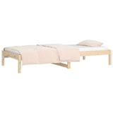 Lit de jour sans matelas 90x200 cm bois de pin massif