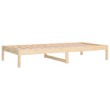 Lit de jour sans matelas 90x200 cm bois de pin massif